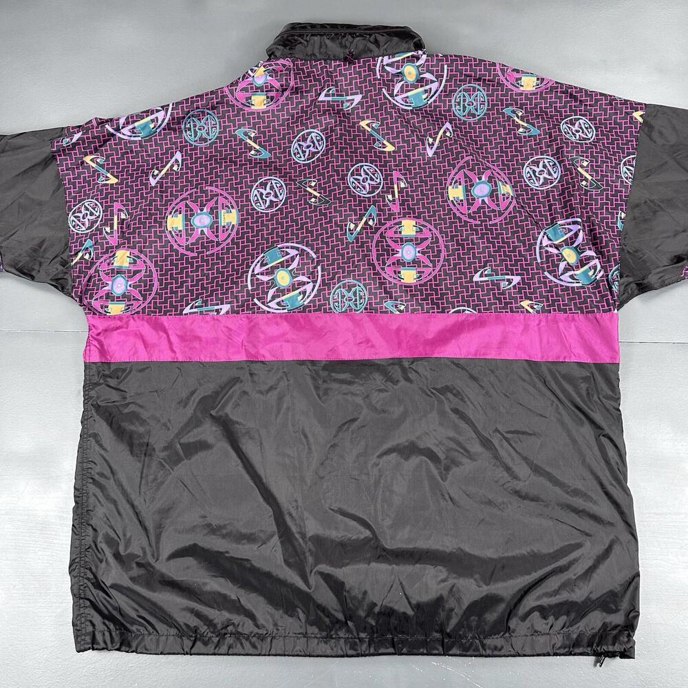 VTG Exile Function Jacket Men XL Black Purple Ski Grafitti Gorpcore Street Skate - Picture 8 of 9